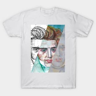 THREE TIMES SOREN KIERKEGAARD .1 T-Shirt